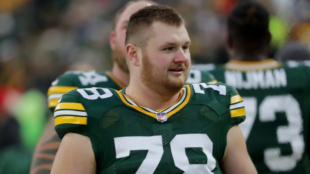 Green Bay Packers offensive lineman Cole Van Lanen (Credit: MARK HOFFMAN/MILWAUKEE JOURNAL SENTINEL / USA TODAY NETWORK)